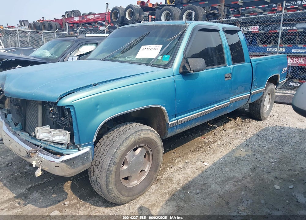 1998 GMC SIERRA 1500 SL WIDESIDE VIN: 2GTEK19R8W1553399