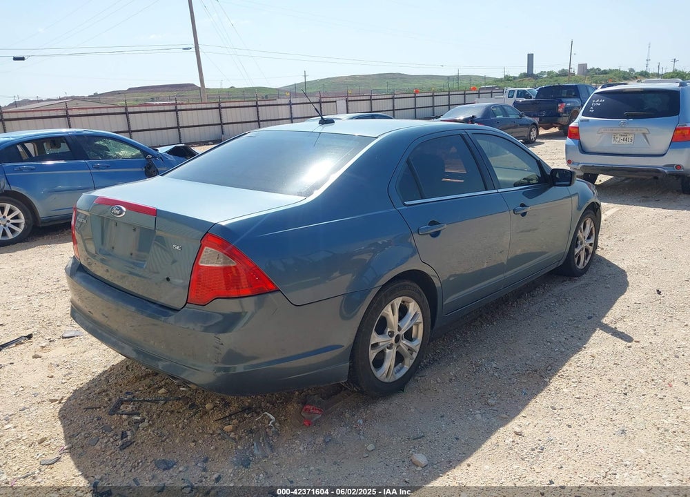 2012 FORD FUSION SE VIN: 3FAHP0HA8CR450467