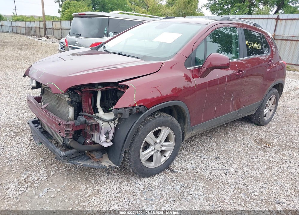 2016 CHEVROLET TRAX VIN: 3GNCJPSB2GL165862