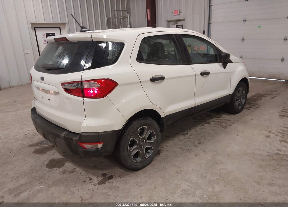 2021 FORD ECOSPORT S VIN: MAJ3S2FE4MC405956
