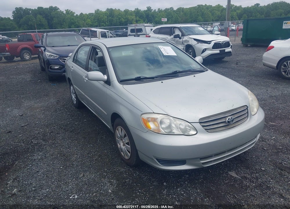 2003 TOYOTA COROLLA LE VIN: 2T1BR38E03C136445