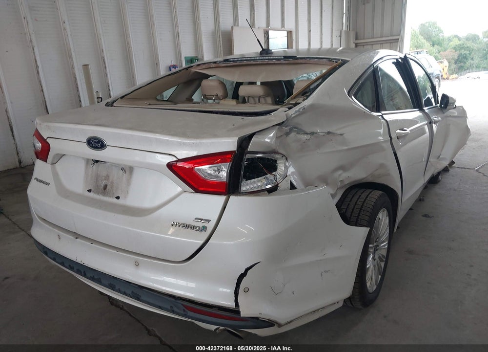 2013 FORD FUSION HYBRID SE VIN: 3FA6P0LU8DR357054
