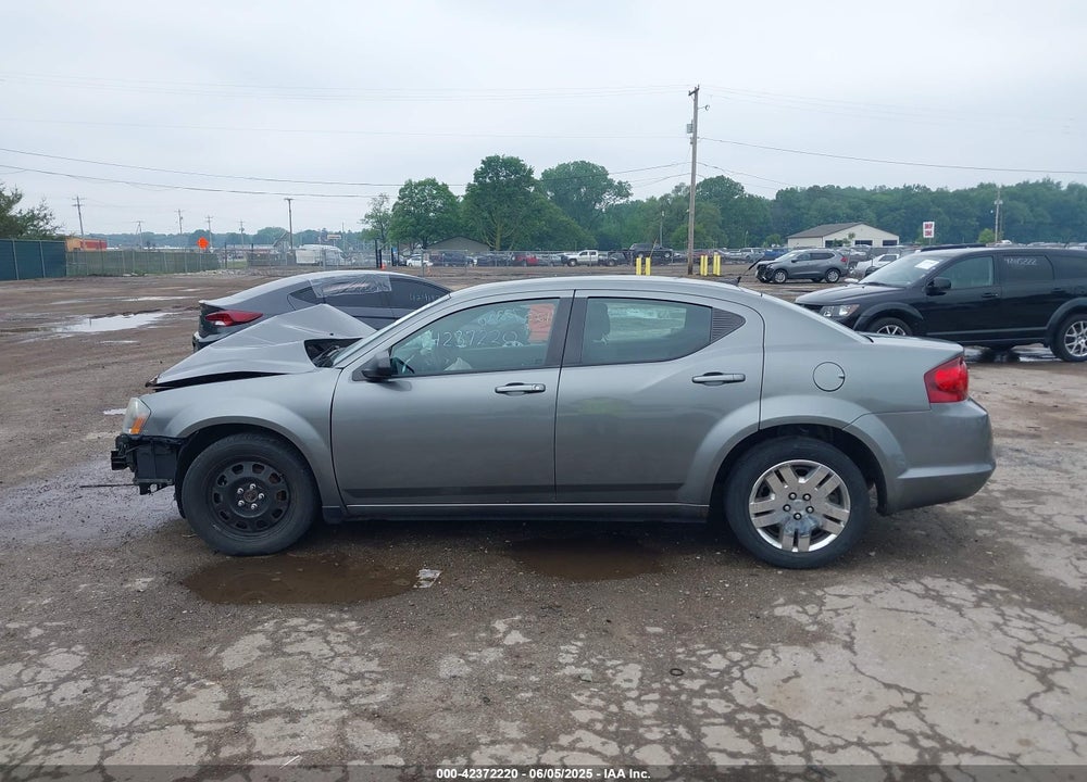 2012 DODGE AVENGER SE VIN: 1C3CDZAB9CN232209