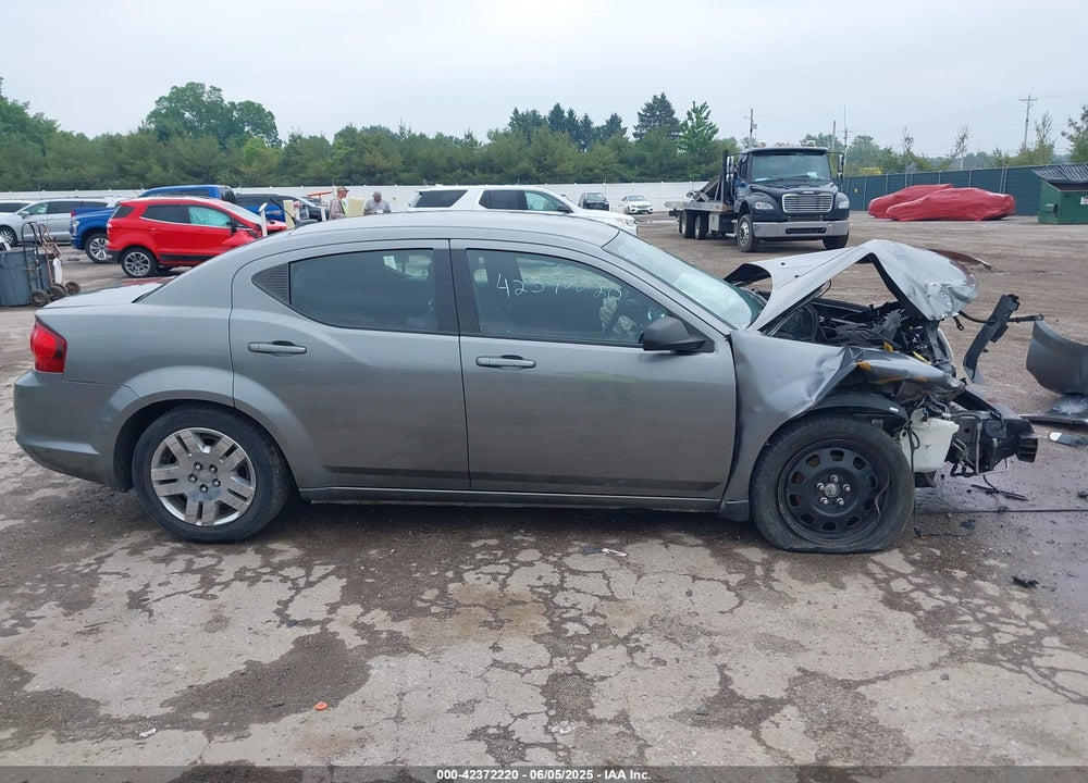 2012 DODGE AVENGER SE VIN: 1C3CDZAB9CN232209
