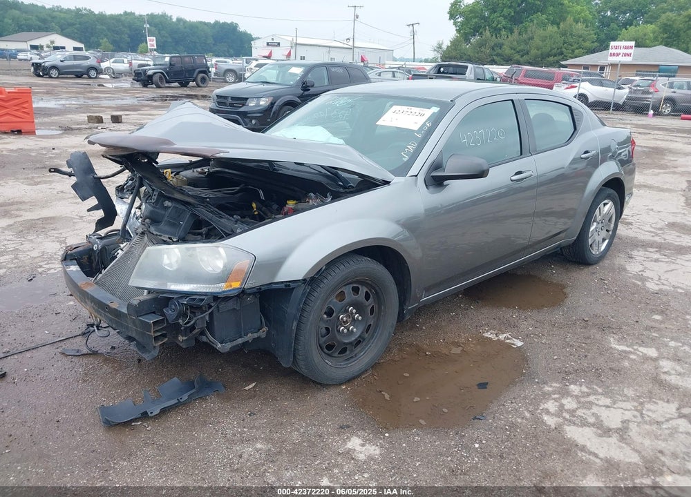 2012 DODGE AVENGER SE VIN: 1C3CDZAB9CN232209