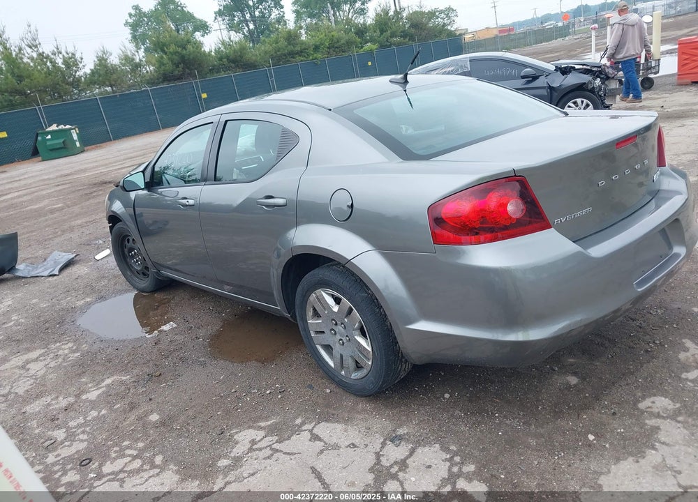 2012 DODGE AVENGER SE VIN: 1C3CDZAB9CN232209