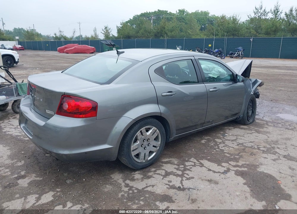 2012 DODGE AVENGER SE VIN: 1C3CDZAB9CN232209