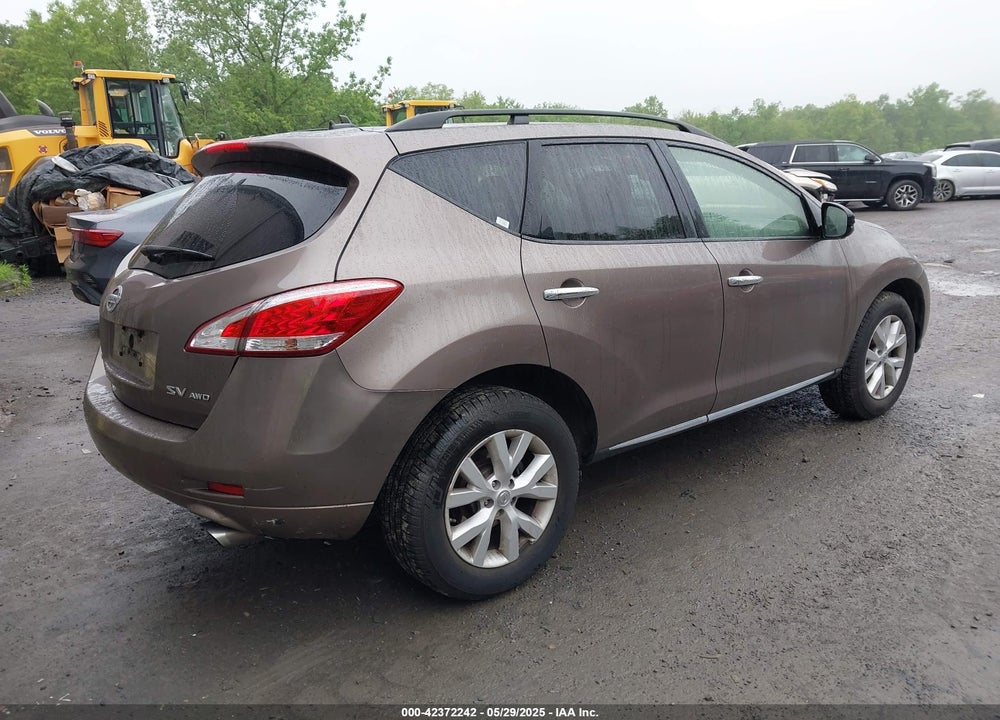 2013 NISSAN MURANO SV VIN: JN8AZ1MW9DW310654