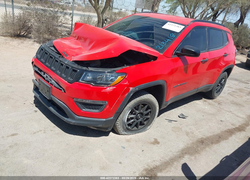 2018 JEEP COMPASS SPORT 4X4 VIN: 3C4NJDAB4JT213418
