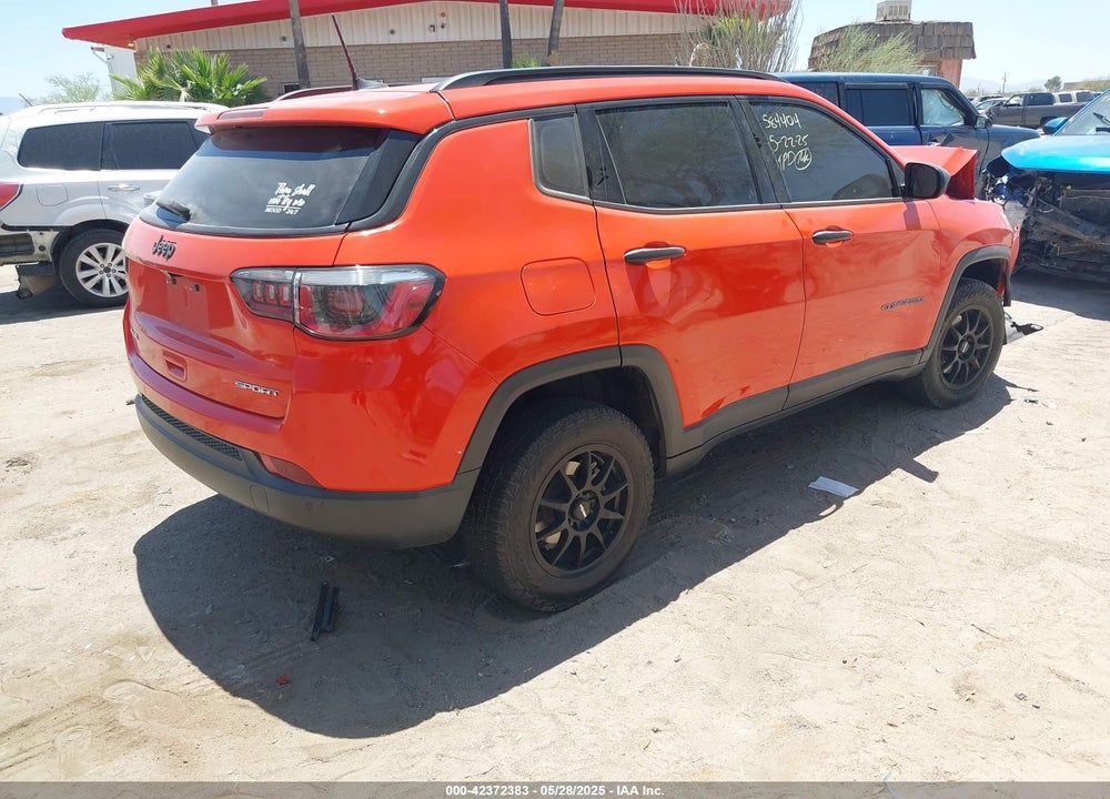 2018 JEEP COMPASS SPORT 4X4 VIN: 3C4NJDAB4JT213418