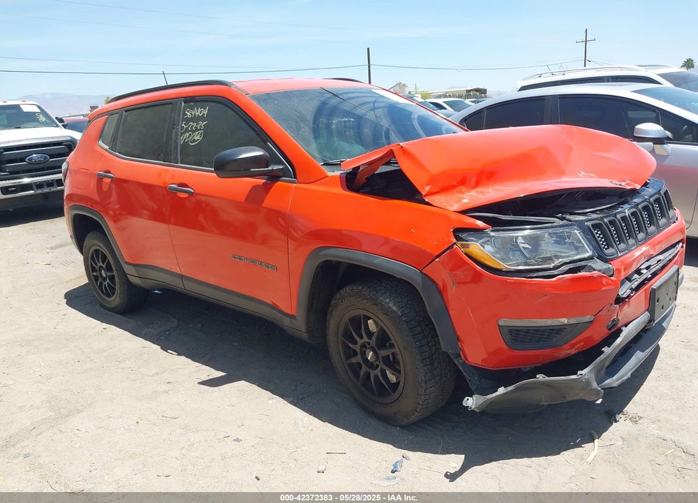 2018 JEEP COMPASS SPORT 4X4 VIN: 3C4NJDAB4JT213418