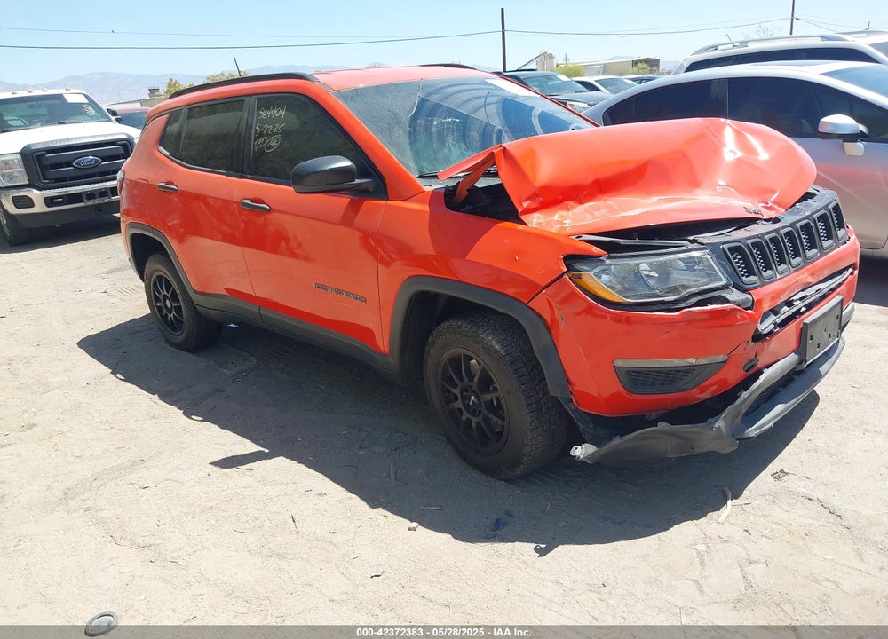 2018 JEEP COMPASS SPORT 4X4 VIN: 3C4NJDAB4JT213418