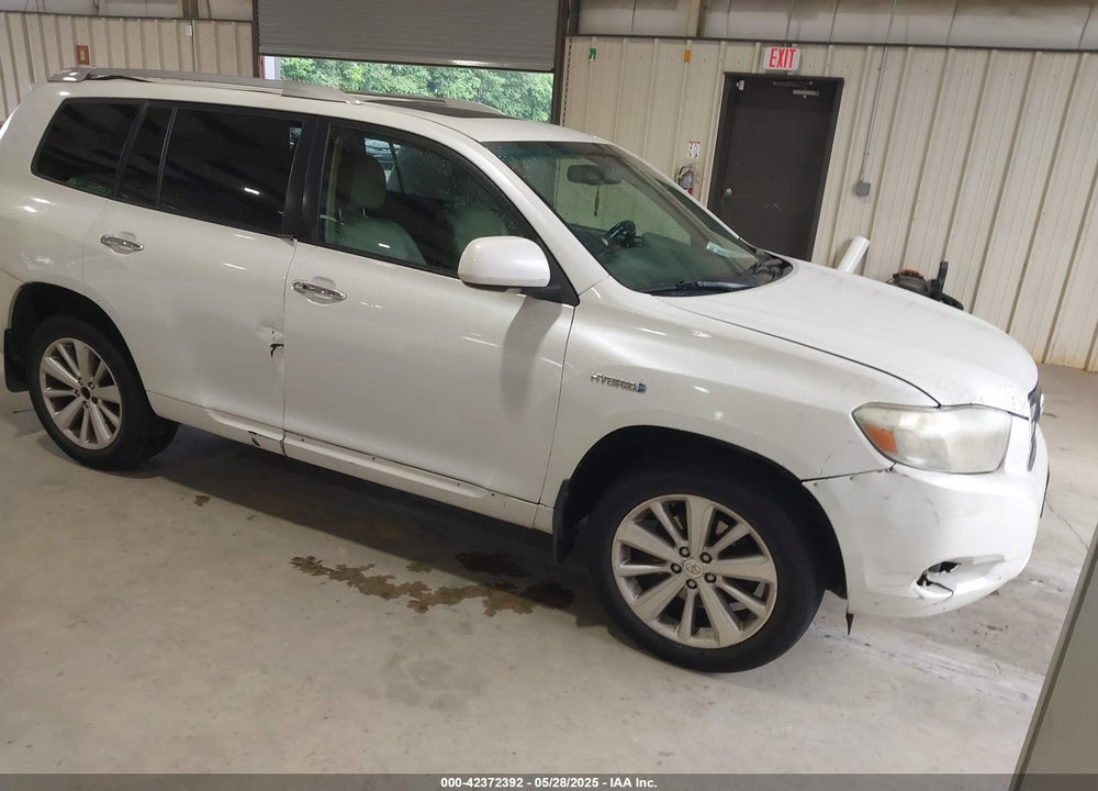 2008 TOYOTA HIGHLANDER HYBRID LIMITED VIN: JTEEW44A382018356