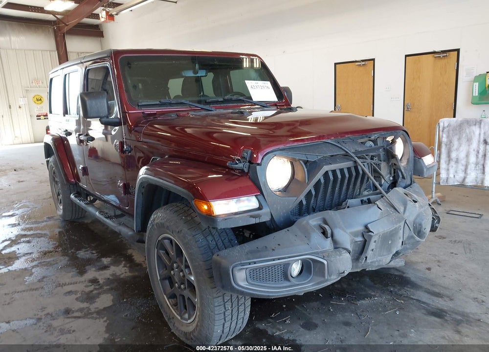 2021 JEEP WRANGLER UNLIMITED 80TH ANNIVERSARY 4X4 VIN: 1C4HJXDN0MW577869