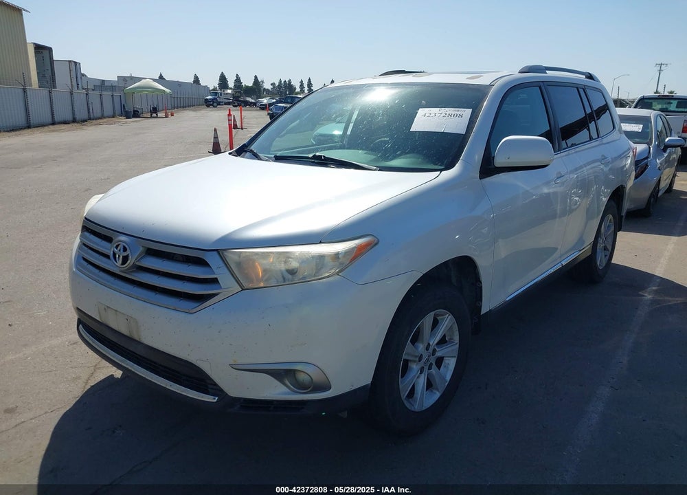 2013 TOYOTA HIGHLANDER SE V6 VIN: 5TDZK3EH7DS127798