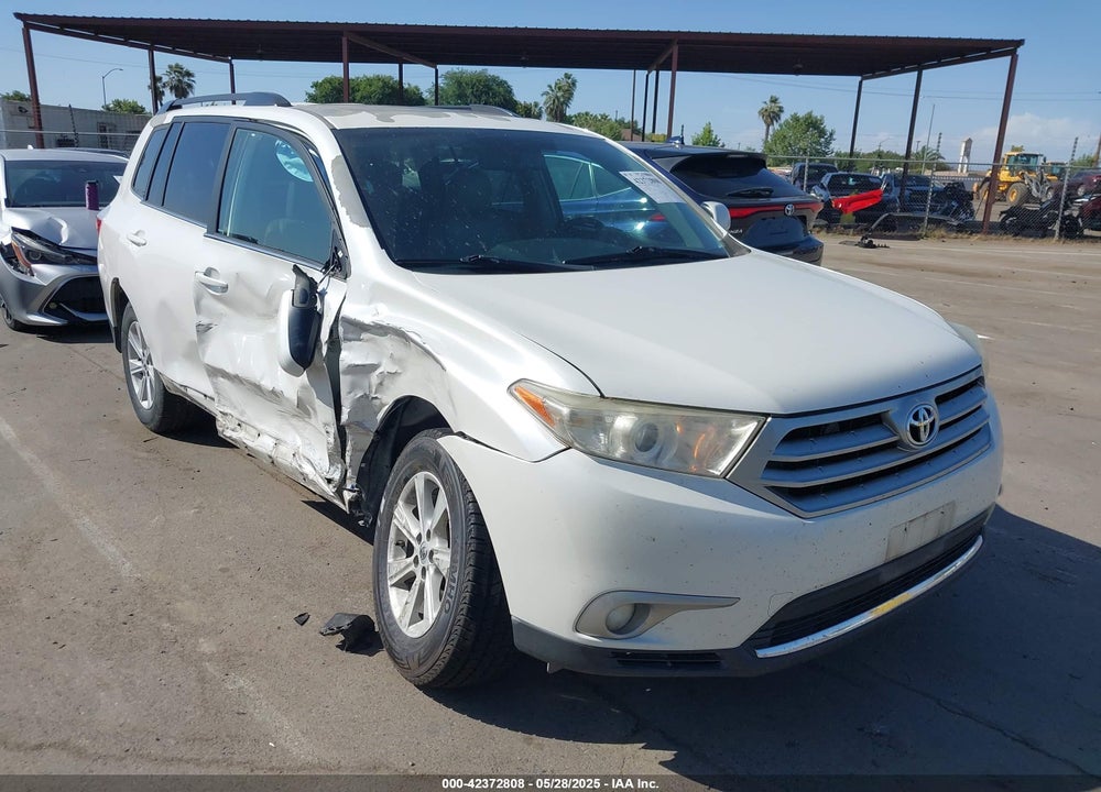 2013 TOYOTA HIGHLANDER SE V6 VIN: 5TDZK3EH7DS127798