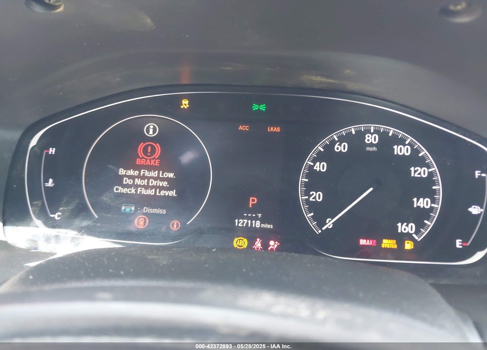 2019 HONDA ACCORD VIN: 1HGCV1F15KA009635