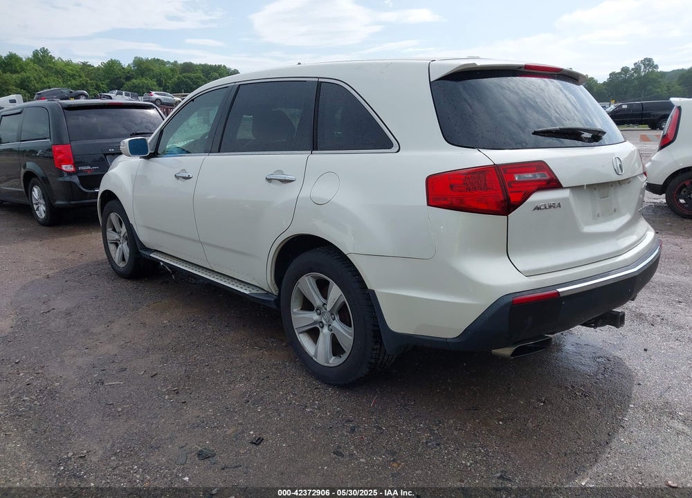 2011 ACURA MDX VIN: 2HNYD2H67BH506204