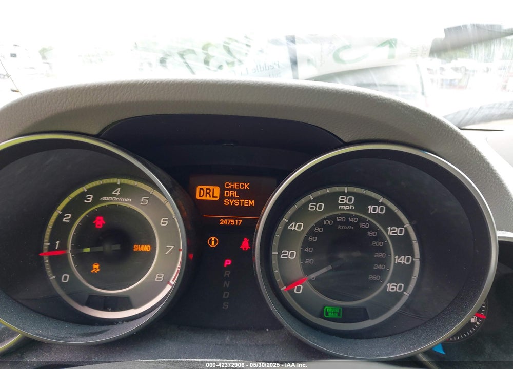 2011 ACURA MDX VIN: 2HNYD2H67BH506204