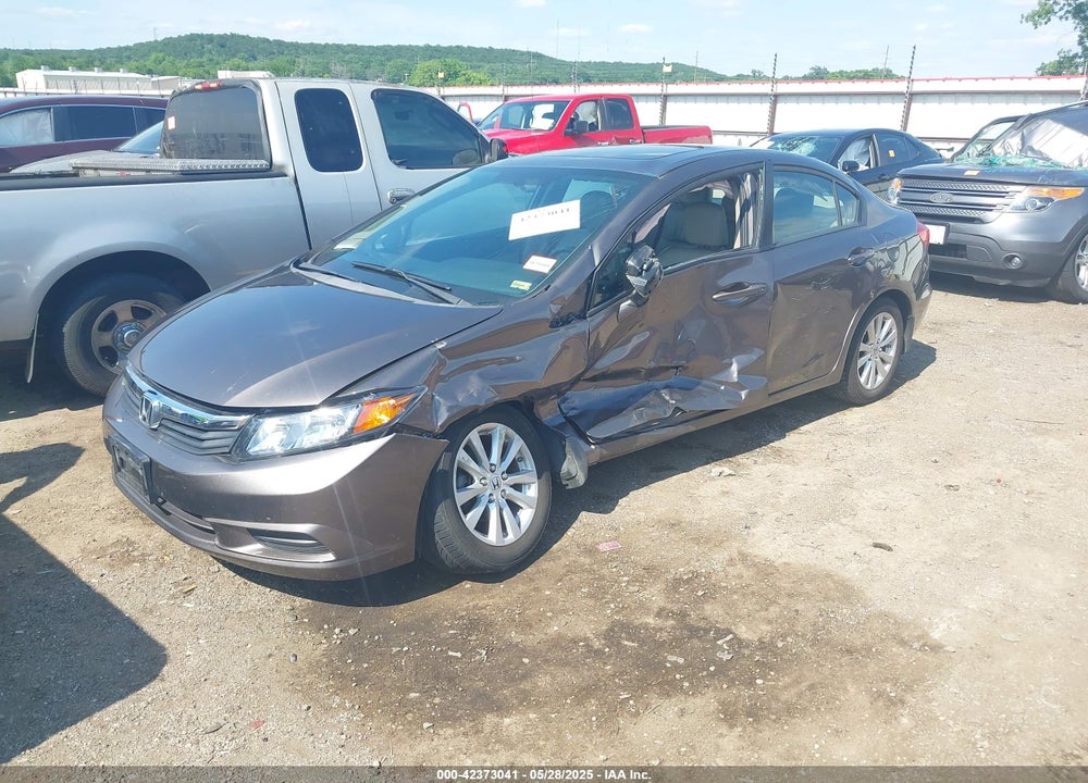 2012 HONDA CIVIC VIN: 19XFB2F95CE006636