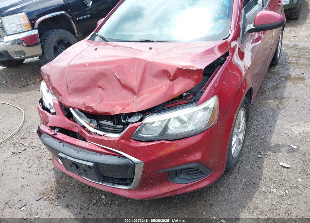 2017 CHEVROLET SONIC LT AUTO VIN: 1G1JD5SH7H4165999
