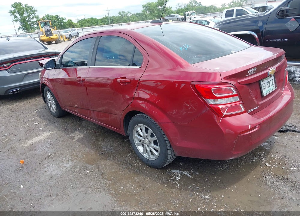 2017 CHEVROLET SONIC LT AUTO VIN: 1G1JD5SH7H4165999