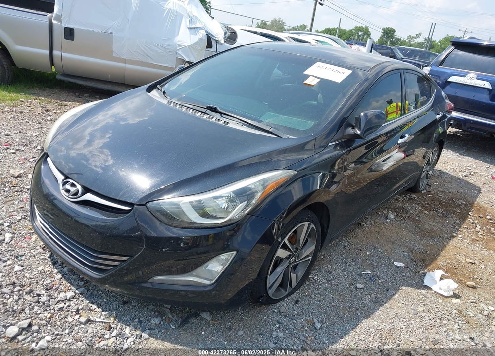 2014 HYUNDAI ELANTRA LIMITED VIN: KMHDH4AEXEU165027