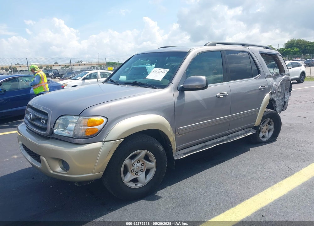 2001 TOYOTA SEQUOIA SR5 V8 VIN: 5TDZT34A41S019250
