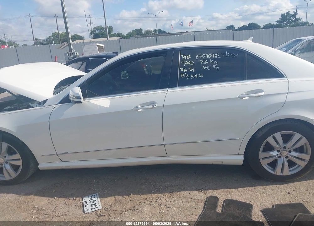2013 MERCEDES-BENZ E-CLASS VIN: WDDHF9FB0DA746940