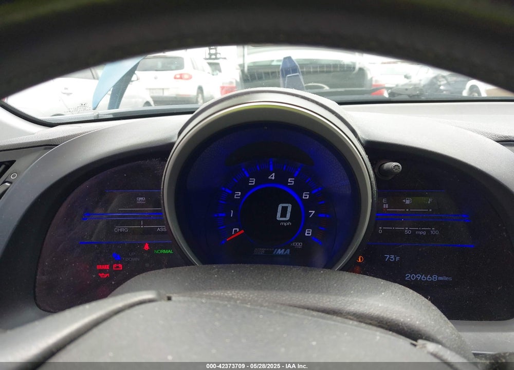 2011 HONDA CR-Z VIN: JHMZF1C67BS011224