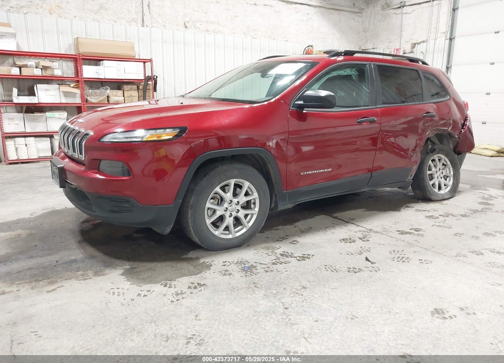 2016 JEEP CHEROKEE SPORT VIN: 1C4PJMAB3GW219139