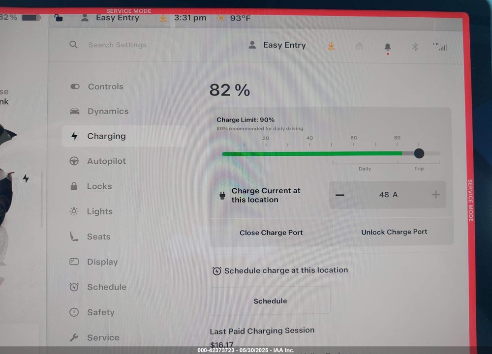 2022 TESLA MODEL Y VIN: 7SAYGDEF0NF490213