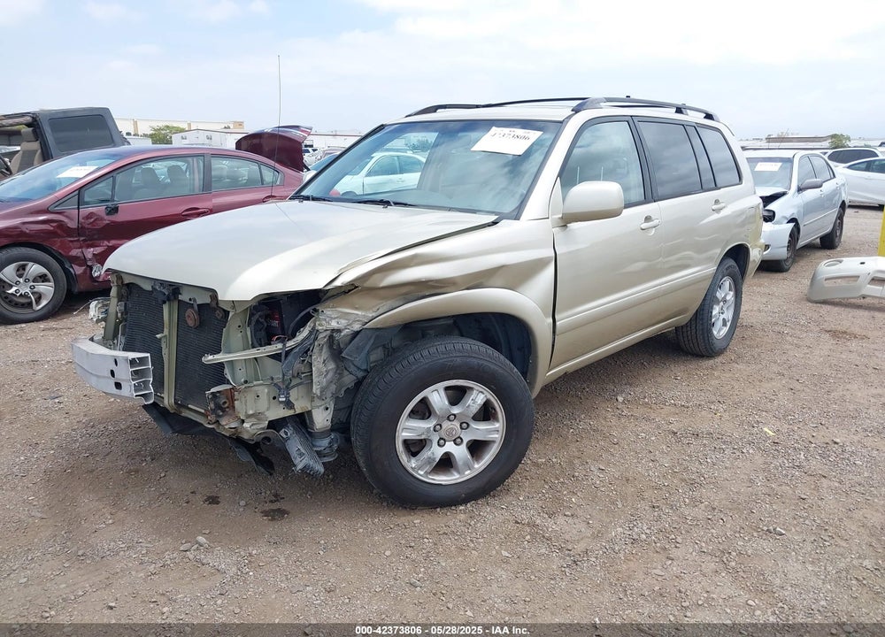 2002 TOYOTA HIGHLANDER V6 VIN: JTEGF21A120036875