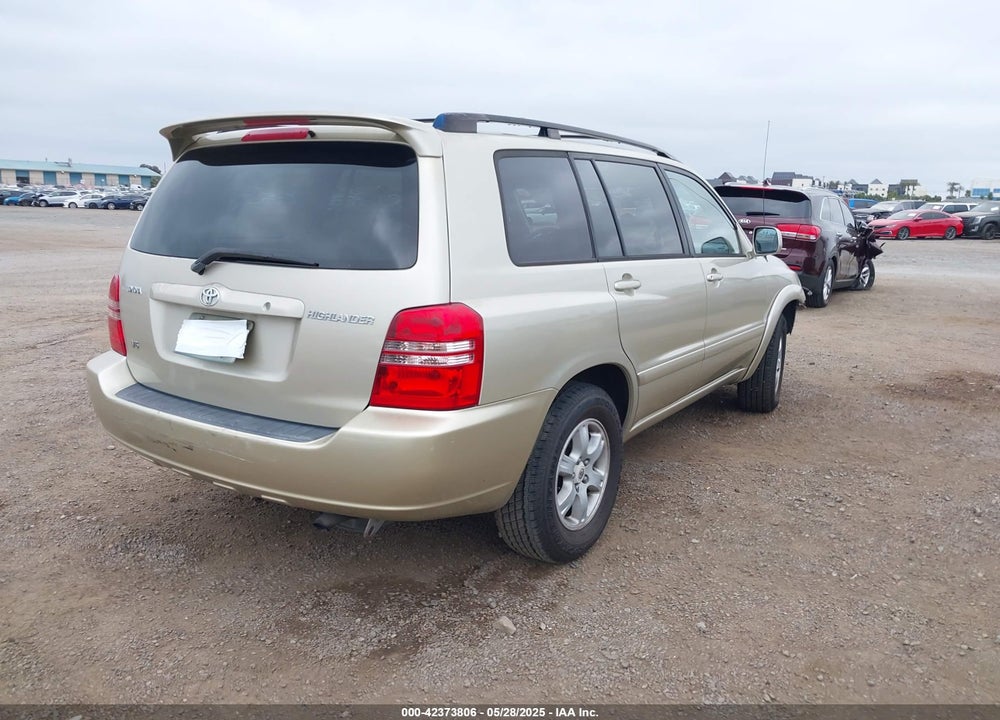 2002 TOYOTA HIGHLANDER V6 VIN: JTEGF21A120036875