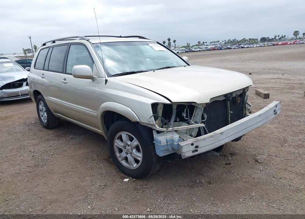 2002 TOYOTA HIGHLANDER V6 VIN: JTEGF21A120036875