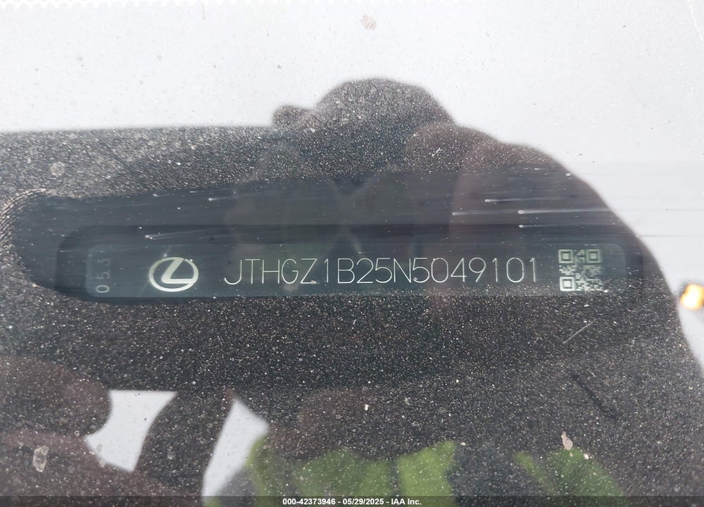 2022 LEXUS IS 350 VIN: JTHGZ1B25N5049101