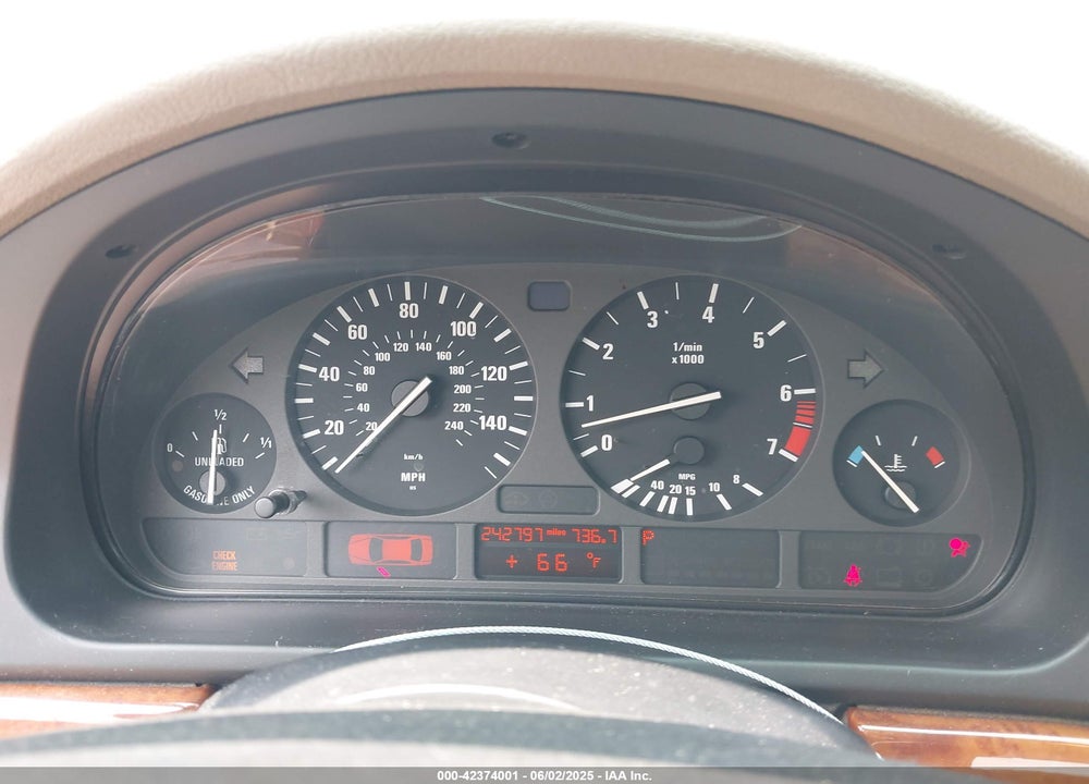 1998 BMW 528I VIN: WBADD6325WBW40821
