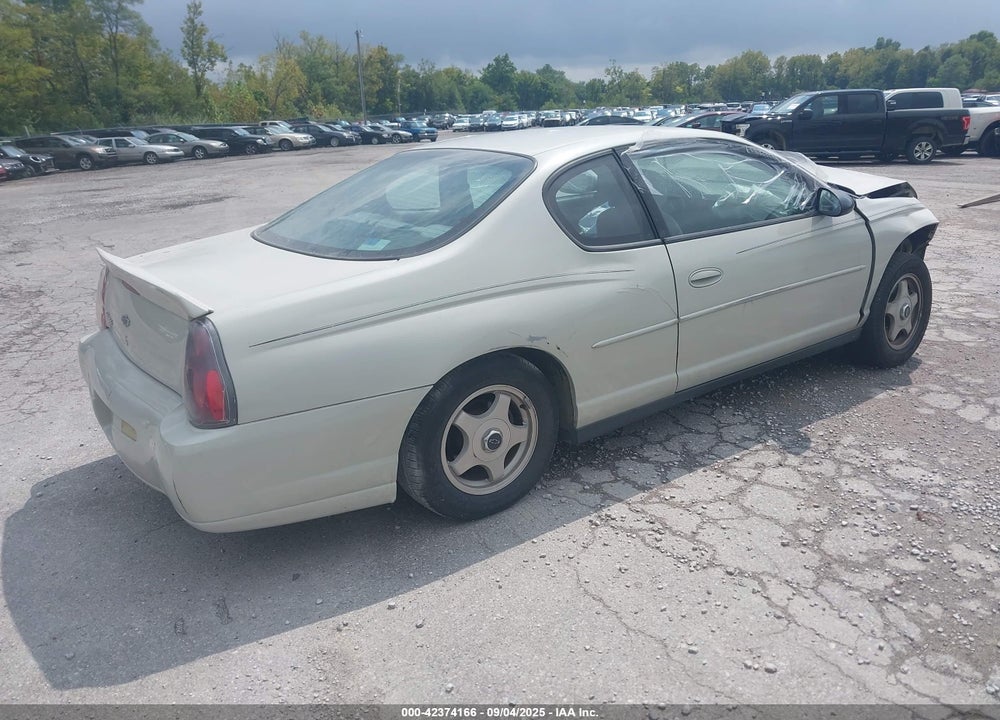 2004 CHEVROLET MONTE CARLO LS VIN: 2G1WW12E449370816