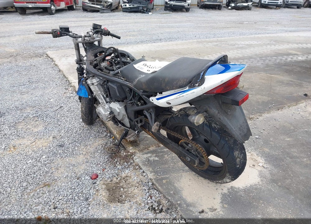 2008 SUZUKI GSX650 F VIN: JS1GP74A382100612
