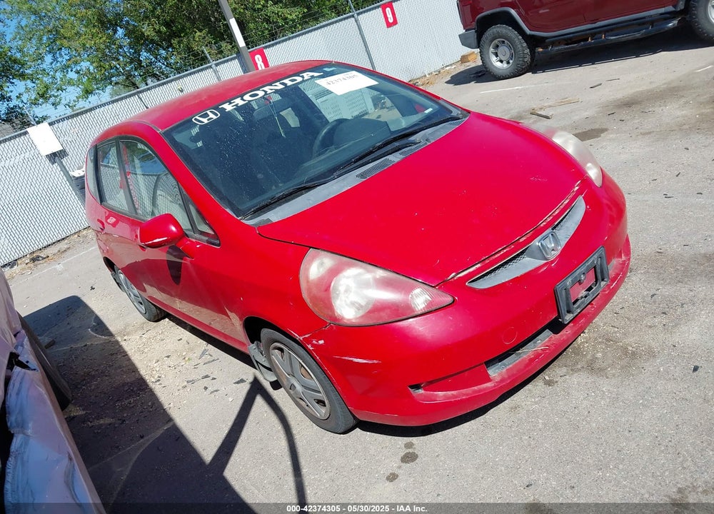 2007 HONDA FIT VIN: JHMGD37427S060145