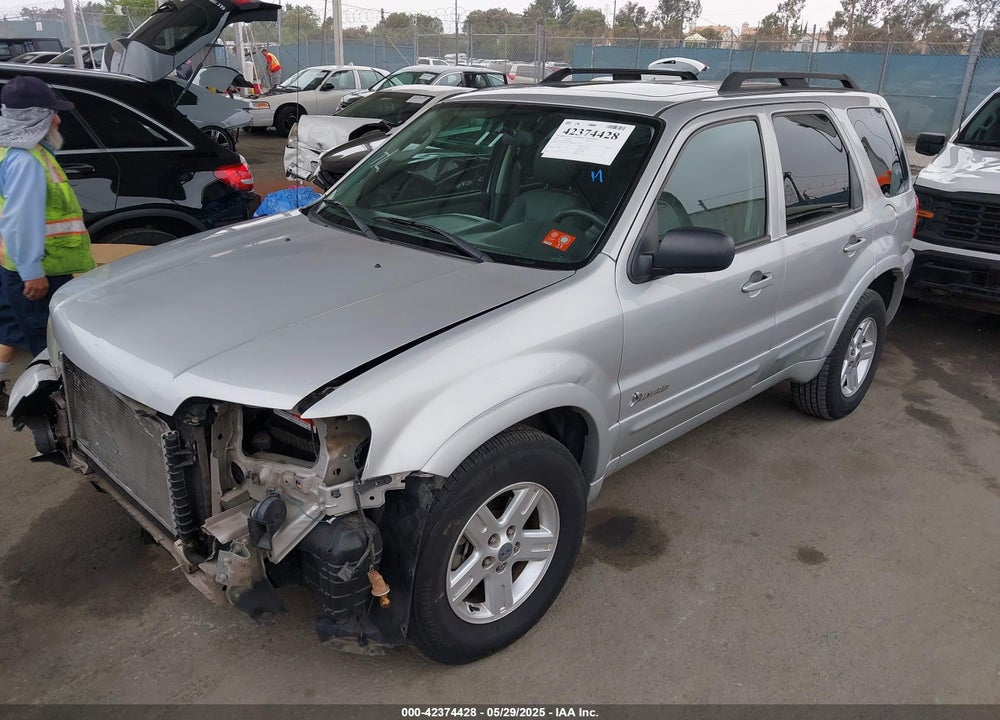 2007 FORD ESCAPE HYBRID VIN: 1FMCU49HX7KB90871