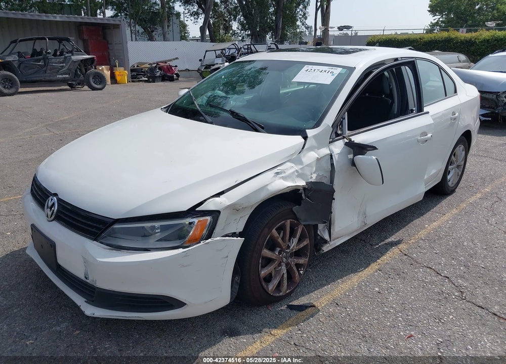 2012 VOLKSWAGEN JETTA 2.5L SE VIN: 3VWDP7AJ3CM401411