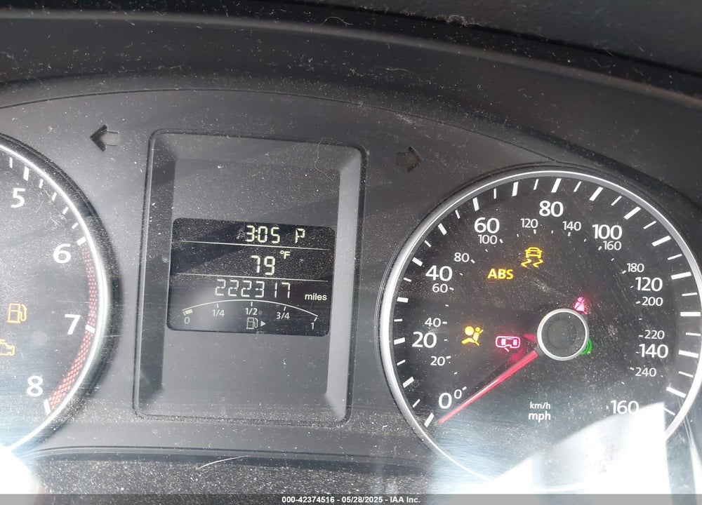 2012 VOLKSWAGEN JETTA 2.5L SE VIN: 3VWDP7AJ3CM401411