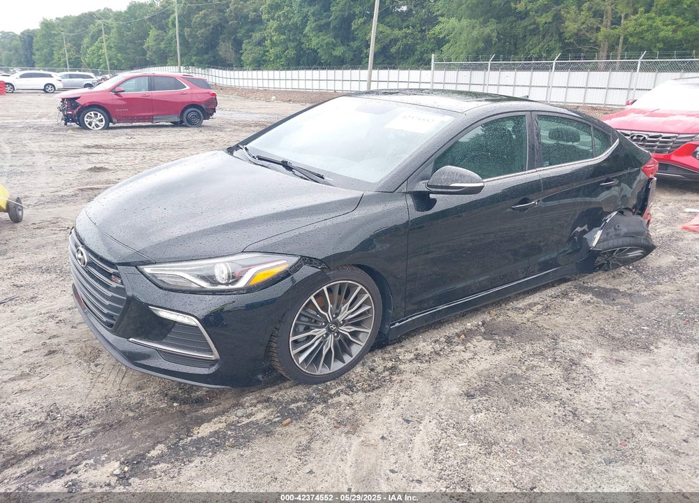 2018 HYUNDAI ELANTRA SPORT VIN: KMHD04LB7JU558438