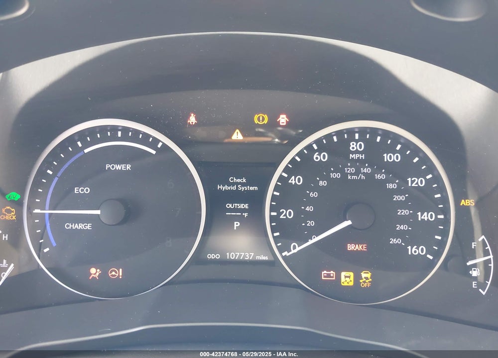 2013 LEXUS ES 300H VIN: JTHBW1GG5D2028515