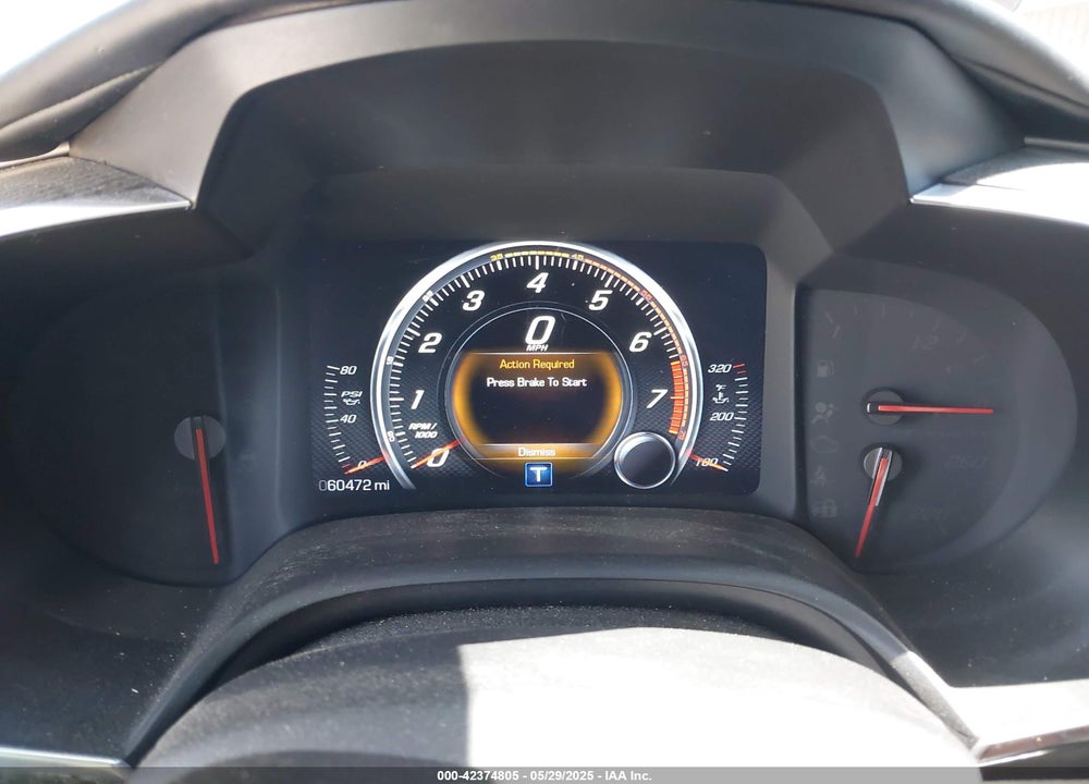 2014 CHEVROLET CORVETTE STINGRAY VIN: 1G1YM2D76E5105249