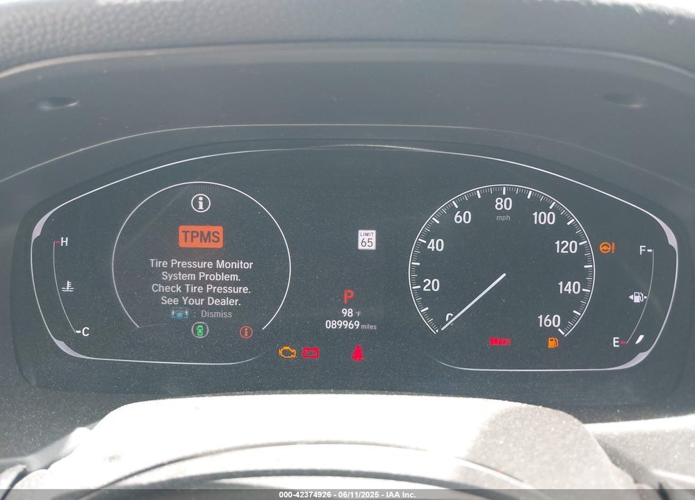 2019 HONDA ACCORD VIN: 1HGCV1F33KA173399