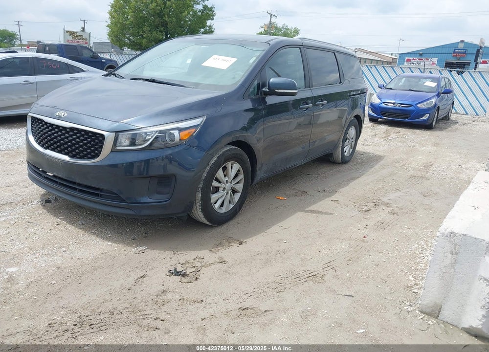 2016 KIA SEDONA LX VIN: KNDMB5C14G6191247