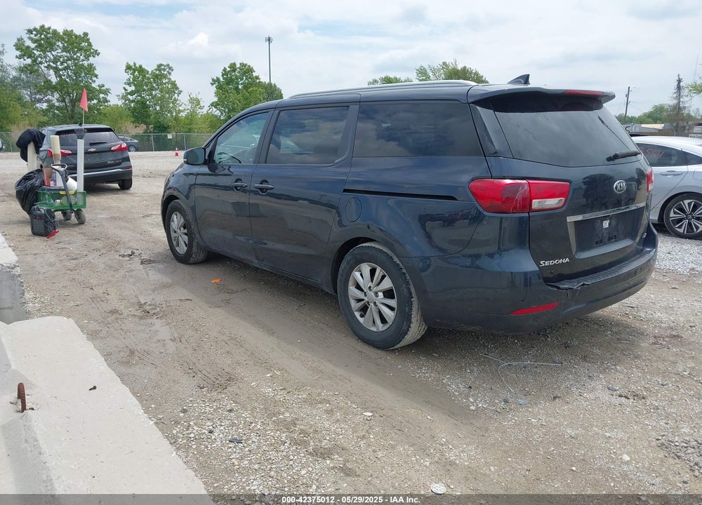 2016 KIA SEDONA LX VIN: KNDMB5C14G6191247