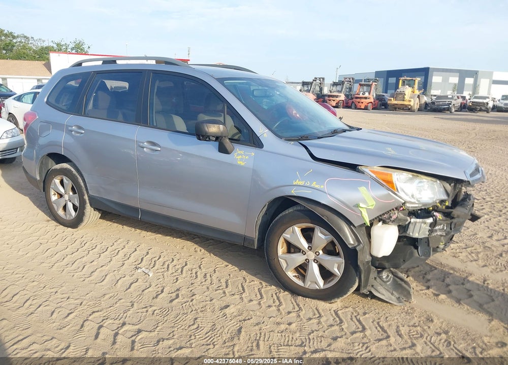 2016 SUBARU FORESTER 2.5I VIN: JF2SJABC5GH516600